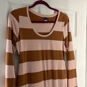 Old Navy Striped Maternity Dress, Size M